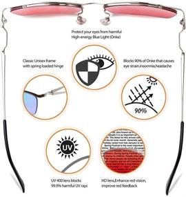 img 3 attached to 👓 Optical Enhancement Glasses for Red-Blind, Color Vision Disorder, Color Weakness, and Purple-Blue Lens Users.