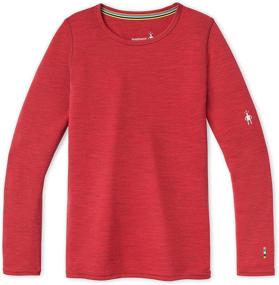 img 2 attached to Базовый слой Smartwool Boys Pomegranate Heather