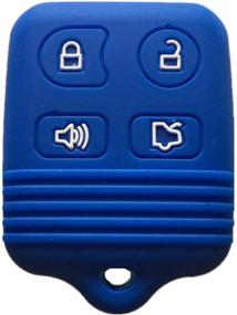 img 3 attached to 🔑 Rpkey Silicone Key Fob Cover Case for Ford Mustang Edge Escape Expedition Explorer Focus Escort Lincoln Mercury - Ultimate Protector and Replacement Keyless Entry Remote Control CWTWB1U331 GQ43VT11T