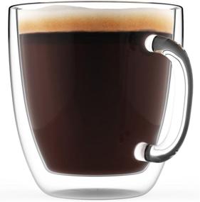 img 4 attached to ☕ Double Wall Glass Large Coffee