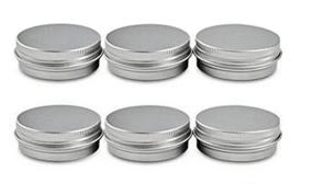 img 1 attached to Aluminum Cosmetic Containers Candles Storage