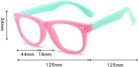 img 1 attached to Blue Light Blocking Glasses Girls Boys 2 Pack