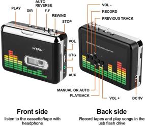 img 3 attached to USB-конвертер кассет в MP3: портативный устройство Walkman для преобразования аудио кассет в MP3 с наушниками, контролем громкости и независимостью от ПК.