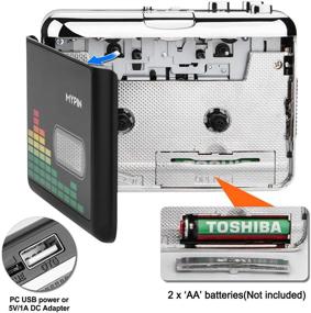 img 1 attached to USB-конвертер кассет в MP3: портативный устройство Walkman для преобразования аудио кассет в MP3 с наушниками, контролем громкости и независимостью от ПК.