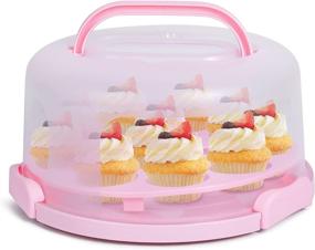 img 4 attached to Cupcake Carrier Cupcakes Reusable Container