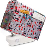 🧵 protective and convenient: koknit sewing machine cover with storage pockets for brother & singer machines logo