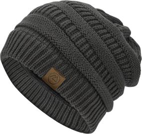 img 1 attached to 🧣 Durio Winter Hats for Women: Cable Knit Beanie, Soft & Thick Women's Beanies – Stay Cozy in Style!