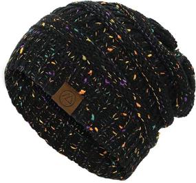 img 2 attached to 🧣 Durio Winter Hats for Women: Cable Knit Beanie, Soft & Thick Women's Beanies – Stay Cozy in Style!