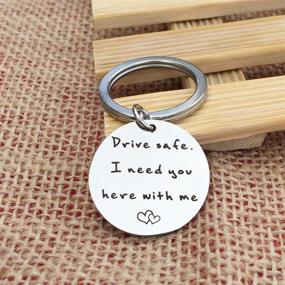 img 2 attached to ❤️ XYBAGS Trucker Husband Boyfriend Keychain: The Perfect Gift for Your Loved Ones!