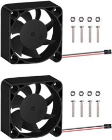 img 4 attached to 🔧 GeeekPi 2pcs Raspberry Pi 4 Quiet Fan: Efficient Cooling for Raspberry Pi 4 Model B/C, 3B+/3B/2B | 40x40x10mm Brushless CPU Cooling Fan Cooler in Black