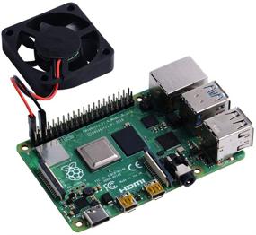 img 1 attached to 🔧 GeeekPi 2pcs Raspberry Pi 4 Quiet Fan: Efficient Cooling for Raspberry Pi 4 Model B/C, 3B+/3B/2B | 40x40x10mm Brushless CPU Cooling Fan Cooler in Black