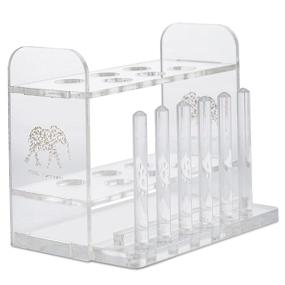 img 4 attached to 🔬 Aquarium Test Tube Holder: Hand-Made Rack with 6 Holes and Drying Poles