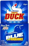 🚽 sparkling toilet duck blue cleanser: powerful cleaning for a gleaming toilet logo