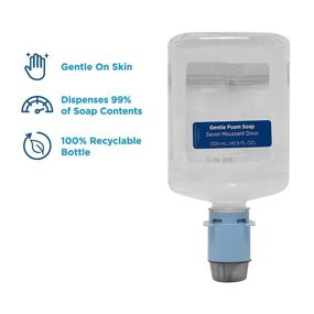 img 3 attached to 🧼 Pacific Blue Ultra Automated Touchless Gentle Foam Hand Soap Dispenser Refill by GP PRO (Georgia-Pacific): Dye and Fragrance Free | 43716, 1200 mL Per Refill, 3 Refills Per Case