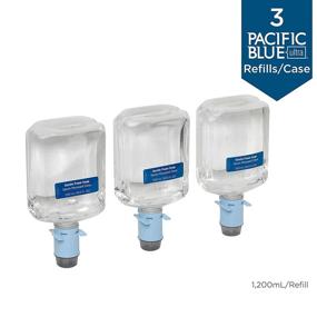 img 1 attached to 🧼 Pacific Blue Ultra Automated Touchless Gentle Foam Hand Soap Dispenser Refill by GP PRO (Georgia-Pacific): Dye and Fragrance Free | 43716, 1200 mL Per Refill, 3 Refills Per Case