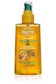 img 3 attached to Garnier Fructis Triple Nutrition Marvelous Oil: Transform Your Hair with this 5 Ounce Hair Elixir