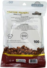 img 1 attached to ☕ Jacent Fill N Brew #4 Coffee Filters - Cone Shape, 100 Count per Pack, 1 Pack