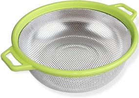 img 4 attached to Stainless Colander Micro Perforated Resistant Dishwasher