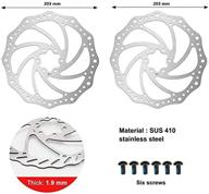 rujoi bike disc brake rotor kit logo