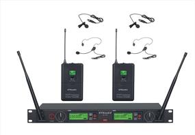 img 4 attached to GTD Audio 2X800 Channel UHF Diversity Wireless Lapel/Lavalier/Headset Microphone Mic System (2 Lapel Mics) 733L