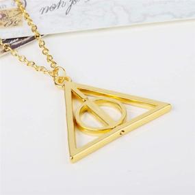 img 2 attached to Ожерелье "Deathly Hallows" Acecraft для мальчиков - стильные украшения для молодых искателей приключений