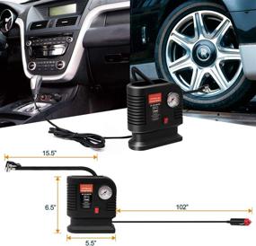 img 2 attached to Мотокомпрессор Toolman Portable Compressor Inflator