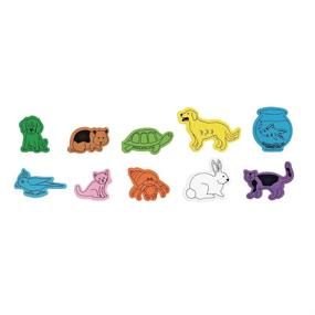 img 2 attached to 🐾 Colorations PETFOAM Favorite Pets Foam Shapes (Pack of 500): Spark Creativity with Versatile Craft Materials