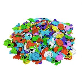 img 1 attached to 🐾 Colorations PETFOAM Favorite Pets Foam Shapes (Pack of 500): Spark Creativity with Versatile Craft Materials