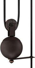 img 2 attached to 🔦 Westinghouse Lighting 6363200 Iron Hill Pulley Pendant Light with Metal Shade, Oil Rubbed Bronze/Bronze Finish