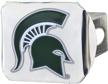michigan state spartans emblem chrome logo