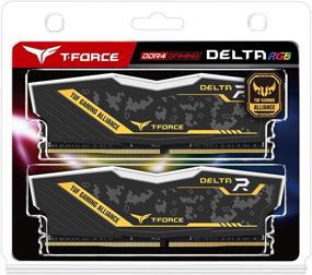 img 1 attached to TEAMGROUP T-Force Delta TUF Gaming Alliance RGB DDR4 16GB (2X8GB) 3200MHz (PC4-25600) CL16 Desktop Gaming Memory Ram TF9D416G3200HC16CDC01 - TUF