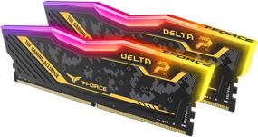 img 3 attached to TEAMGROUP T-Force Delta TUF Gaming Alliance RGB DDR4 16GB (2X8GB) 3200MHz (PC4-25600) CL16 Desktop Gaming Memory Ram TF9D416G3200HC16CDC01 - TUF