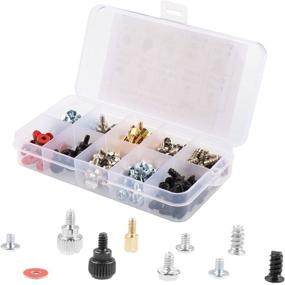 img 4 attached to 🔩 Complete HanTof 228pcs PC Computer Screws and Standoffs Assortment Kit for Hard Drive, Motherboard, and More!