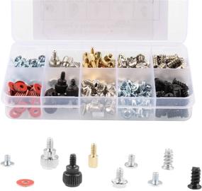 img 3 attached to 🔩 Complete HanTof 228pcs PC Computer Screws and Standoffs Assortment Kit for Hard Drive, Motherboard, and More!