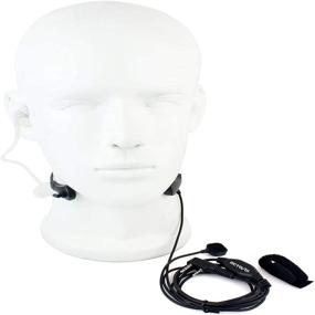 img 2 attached to 🎧 Covert Acoustic Tube Headset for Baofeng BF-888S Retevis H-777 RT22 RT1 Arcshell AR-5 Walkie Talkies - Pack of 5 Throat Mic 2 Way Radio Earpieces by Retevis