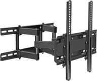 📺 mountup mu0010 - full motion tv wall mount for 26-55 inch flat screens and curved tvs up to 88 lbs, wall mount tv bracket with dual swivel articulating arms, max vesa 400x400mm - tv wall mounts logo