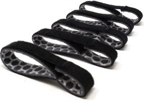 img 1 attached to 🖐️ Reliable Pack of 5 Finger Buddy Splints (1/2" Wide) with Secure HEX Lining for Broken, Jammed, Swollen, or Dislocated Fingers