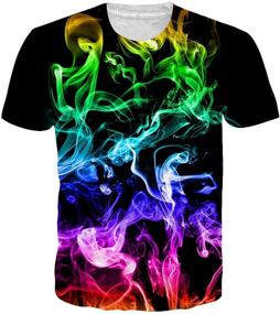 img 2 attached to 👕 Revolutionize Your Summer Wardrobe with NEWISTAR Unisex 3D Printed Graphic T-Shirts in Trendy Short Sleeve Designs (S-XXL)