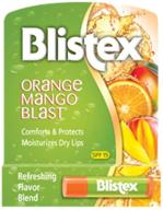 blistex protectant orange mango blast 15 skin care logo