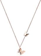 🎁 swinilaya 14k rose gold plated y pendant necklace: perfect gift for women & girls in every occasion! logo