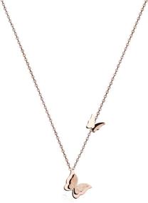 img 4 attached to 🎁 SWINILAYA 14k Rose Gold Plated Y Pendant Necklace: Perfect Gift for Women & Girls in Every Occasion!