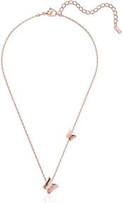 img 3 attached to 🎁 SWINILAYA 14k Rose Gold Plated Y Pendant Necklace: Perfect Gift for Women & Girls in Every Occasion!