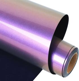 img 4 attached to Guangyintong Chameleon Heat Transfer Vinyl Roll for T-Shirts 🌈 in 12”X 8ft – Color Shifting HTV (Purple to Brown E2)