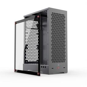 img 4 attached to 🖥️ Алюминиевый корпус Micro ATX: башня для ПК с поддержкой блока питания ATX, идеально подходит для игр, дома и офиса - корпус для настольного компьютера DIY.