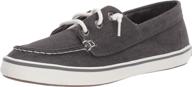 женские кроссовки sperry lounge black логотип