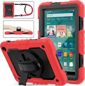 img 4 attached to SEYMAC Stock Case For FireHD 8/8Plus (10Th Generation 2020 Release) Tablet Accessories