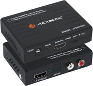 🔊 j-tech digital premium quality 1080p hdmi to hdmi + audio extractor converter (spdif + rca stereo) - the ultimate audio solution (jtdat5ch) logo