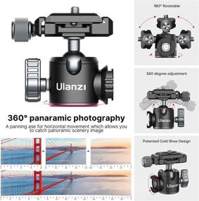 img 2 attached to PICTRON MT-24: Портативный мини-тренога с 360° шарнирной головкой, изготовлен из алюминиевого сплава - идеально подходит для цифровых зеркальных камер и видеокамер, нагрузочная способность 11 фунтов/5 кг