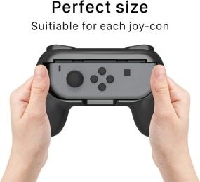 img 1 attached to 🎮 Enhanced Ergonomic YOSH Joycon Grip for Nintendo Switch – Ideal Father’s Day Gift (2 Packs)
