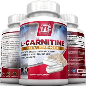 img 1 attached to BRI L-Carnitine - Premium Quality 1000mg Amino Acid for Weight Loss, Athletic Performance, Stamina, and Heart Health - 180 Vegetable Cellulose Capsules